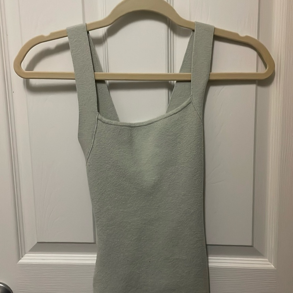 Sage green bodysuit from Abercrombie